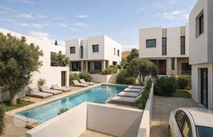 Contemporary villas and townhouses with a shared pool in the prestigious area of ​​Pegeia, Paphos, Cyprus for From 425,000 €