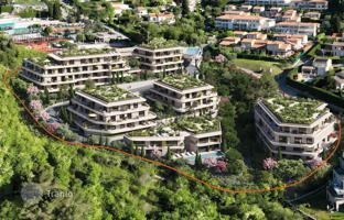 First class residential complex with swimming pools surrounded by greenery and with sea views, Eze, Cote d'Azur, France for From 319,000 €
