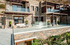 Luxury villa with a private beach, a pool and panoramic views in Elounda, Agios Nikolaos, Crete, Greece for 12,300 € per week