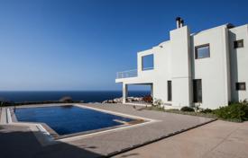 Modern three-storey villa overlooking the Aegean Sea, Heraklion, Crete, Greece. Price on request