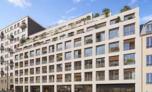 New apartments near the metro and a park in the Batignolles (17th arrondissement), Paris, France for From 362,000 €