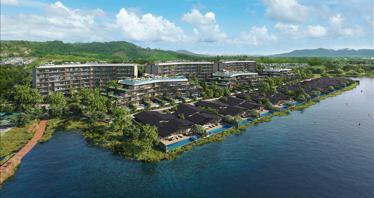 New complex of apartments and villas with a beach club surrounded by nature, Phuket, Thailand