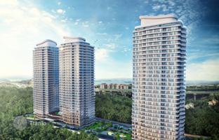High-rise residence with aqua parks and restaurants, in a prestigious green area, Istanbul, Turkey for From 69,335,000 TRY