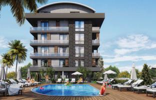 New residence with a swimming pool and a fitness room close to the sea, Oba, Turkey for From 17,714,000 TRY