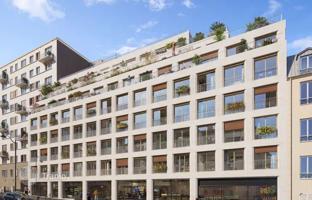 New apartments near the metro and a park in the Batignolles (17th arrondissement), Paris, France for From 362,000 €