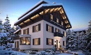 Magnificent new turnkey apartments in the center of Megeve, Alps, France for From 830,000 €