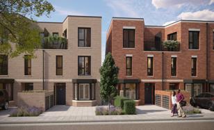 Spacious townhouses with gardens in a new residential complex, close to schools and parks, Twickenham, London, UK for From £1,256,000