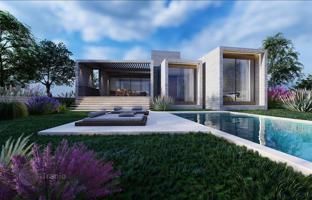 New villa with a swimming pool, a garden and a panoramic view in the prestigious area of Sea Caves, Peyia, Cyprus for From 938,000 €