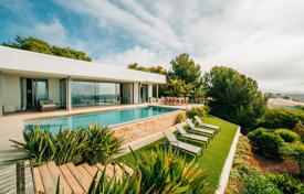 Villa with a tropical garden, a swimming pool and breathtaking sea views in Vista Alegre, Ibiza, Spain for 12,600 € per week