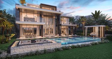 Luxury villa in a premium residence Lagoons Venice with a beach close to the autodrome and a polo club, Damac Lagoons, Dubai, UAE