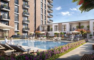 Apartment in the new Berkshire Park residence with a swimming pool in the green area of ​​Town Square, Dubai, UAE for $258,000