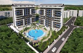 One-bedroom apartment in a new residence with two swimming pools and a cinema, 400 meters from the beach, in the center of Alanya, Turkey for $177,000
