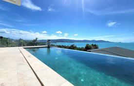 New bright villa with a pool and sea views in Plai Laem, Samui, Thailand. Price on request