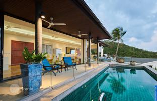 Spacious furnished villa with a picturesque sea view, Samui, Thailand for $597,000