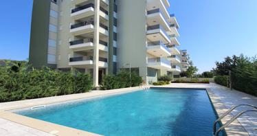 Residence with swimming pools and a beach on the first sea line, Limassol, Cyprus