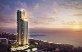 High-rise residence with swimming pools and panoramic sea views, 250 meters from the beach, Pratamnak, Thailand for From $179,000