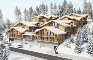 Cozy apartment with a view of the mountains in a new residence, in the center of Les Gets, France for 613,000 €