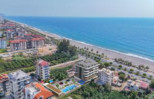 New residential complex with swimming pools, a gym and a parking on the seafront, Kestel, Alanya, Türkiye for From 9,995,000 TRY