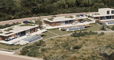 New complex of villas with swimming pools, Peyia, Cyprus