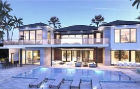 Modern villa with a backyard, a pool, a sitting area, a terrace and three garages, Fort Lauderdale, USA for $13,000,000