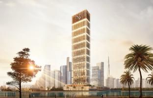 New high-rise residence One by Binghatti with swimming pools and a tennis court in the central area of Business Bay, Dubai, UAE for From $410,000