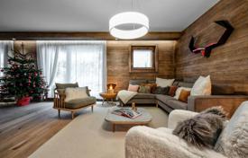 Three-level apartment with a garden and a spa area in a new residence with a swimming pool, Megeve, France for 2,015,000 €