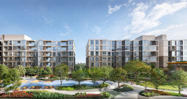 New residence with a swimming pool, a fitness centre and a co-working space, Bangkok, Thailand