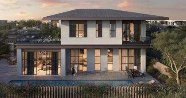 New gated complex of villas and townhouses with a spa center and parks, Abu Dhabi, UAE