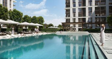 New Terra Heights Residence with swimming pools and a mini golf course close to the airport and Expo 2020, Expo City, Dubai, UAE