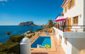 Modern villa with a swimming pool and a view of the sea near a beach, Calpe, Spain for 3,300 € per week