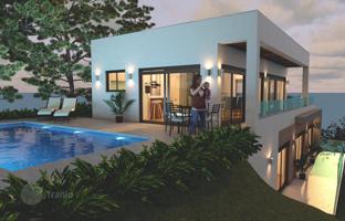 New villa with a swimming pool and a panoramic view of the sea, Lloret de Mar, Spain for 488,000 €