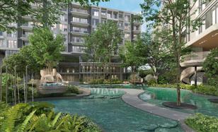New residence with swimming pools, lagoons and gardens on Ban Amphur Beach, Pattaya, Thailand for From $205,000