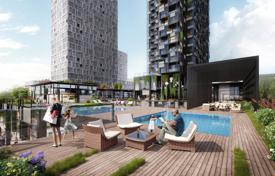 New apartment with a balcony in a high-rise residence with swimming pools, a spa and a gym, Istanbul, Turkey for $221,000