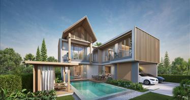 Complex of villas at 950 meters from Bang Tao Beach, Phuket, Thailand