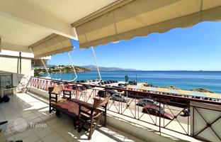 Three-bedroom apartment with panoramic sea views in Loutra Elenis, Peloponnese, Greece. Price on request