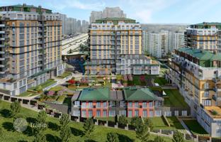 New residential complex with a swimming pool, gardens and around-the-clock security, Istanbul, Turkey for From 21,791,000 TRY