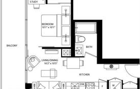 Apartment – Adelaide Street West, Old Toronto, Toronto,  Ontario,   Canada for C$898,000