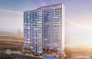 Reva Residences residential complex with views of the city, park, and water channel, Business Bay, Dubai, UAE for From $541,000