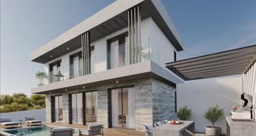 New complex of villas with swimming pools and gardens in a quiet area, Episkopi, Cyprus