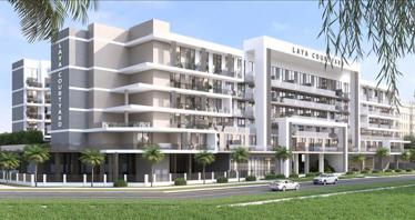 New Laya Courtyard Residence with swimming pool and a roof-top lounge area close to the golf club, Dubai Studio City, Dubai, UAE
