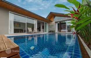 Furnished villa with a garden, a swimming pool and services, Layan, Phuket, Thailand for $418,000