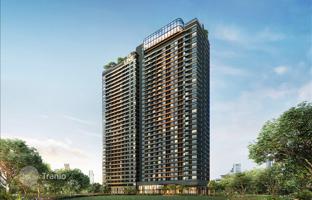 High-rise residence with a swimming pool, a conference room and a co-working area, Bangkok, Thailand for From $141,000