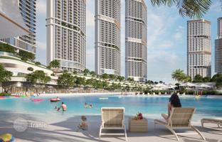 Luxury apartments with panoramic views of the city, lagoons and beach, Nad Al Sheba 1, Dubai, UAE for From $508,000