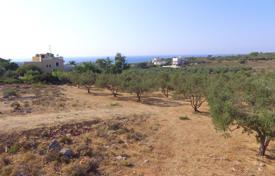 Land plot with sea and mountain views in Akrotiri, Chania, Crete, Greece for 180,000 €