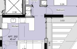 1-bedroom apartment in new building in Limassol for 370,000 €