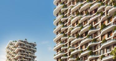 New Takaya Residence with swimming pools and a so-working area near the autodrome, Motor City, Dubai, UAE