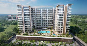 New SOLA Residences with swimming pools and a kids' play area, Wasl Gate, Dubai, UAE