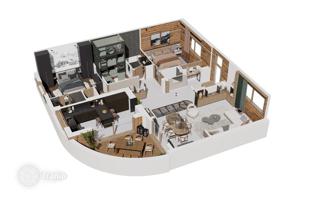 3-bedroom apartment in new building 116 m² in Chamonix for 1,280,000 €