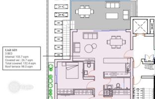 3-bedroom apartment in new building in Larnaca for 565,000 €