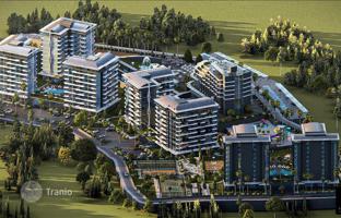 New residence with swimming pools, an aqua park and a private beach, Avsallar, Turkey for From 7,646,000 TRY